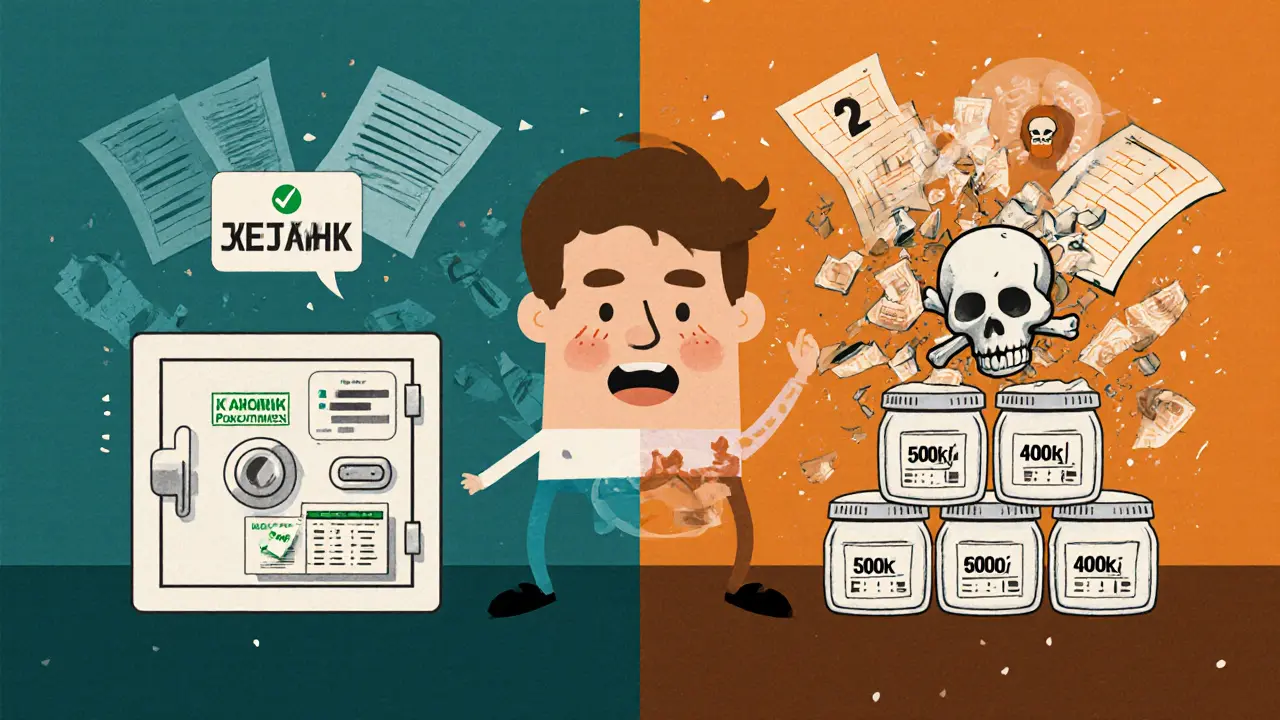 Два лица одного человека: одно с тремя безопасными вкладами, другое — с кучей разрушающихся вкладов на 2 млн ₽.