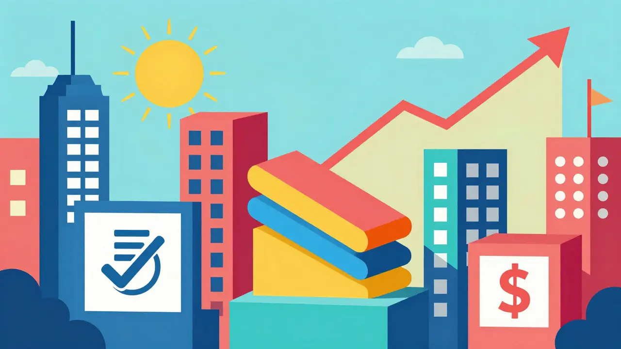 Город 2026 года с гибридными кредитными схемами