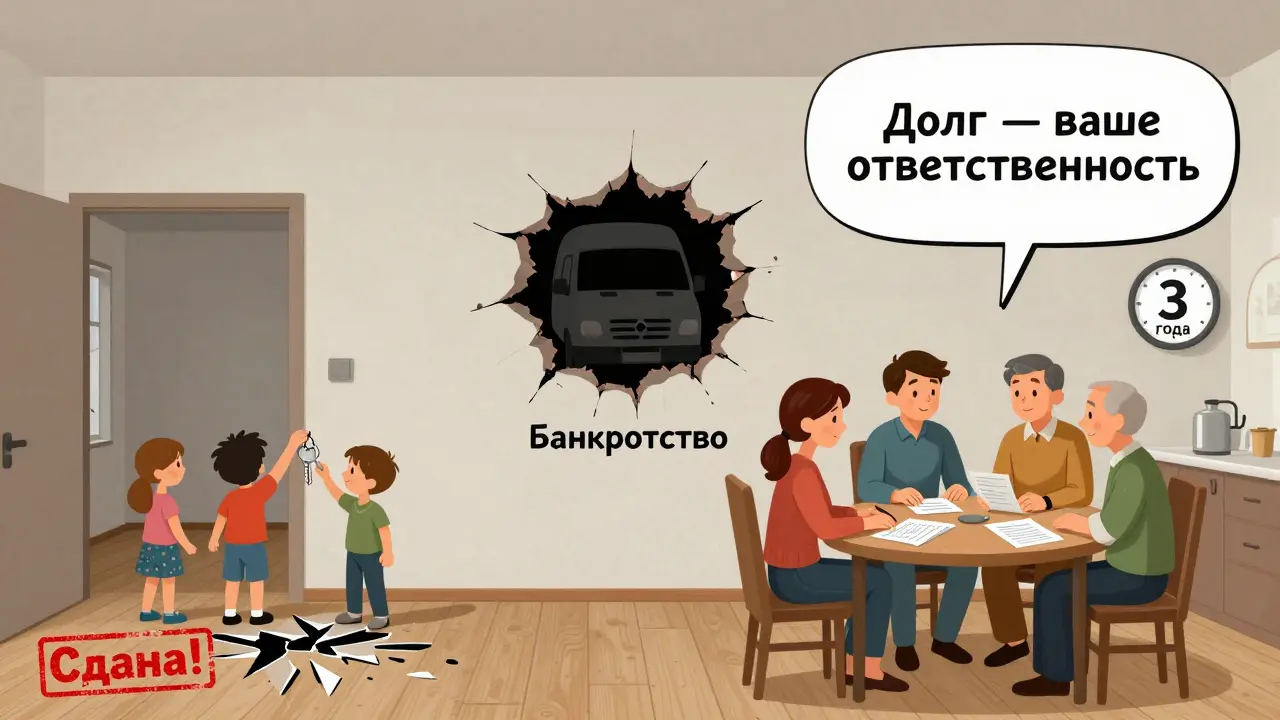 Семья получает пустую квартиру, но продолжает платить ипотеку три года, пока застройщик исчезает.