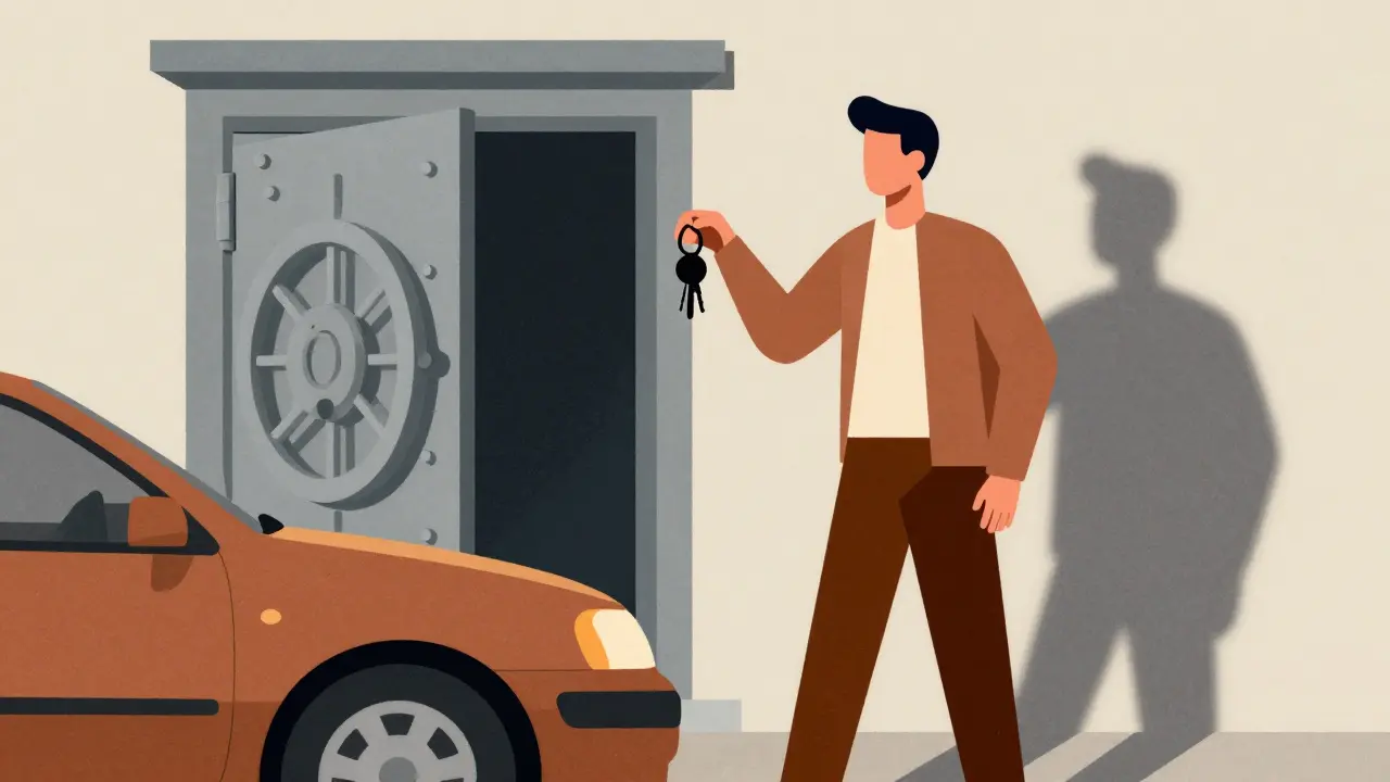 Человек с ключами от машины и тень банковского сейфа