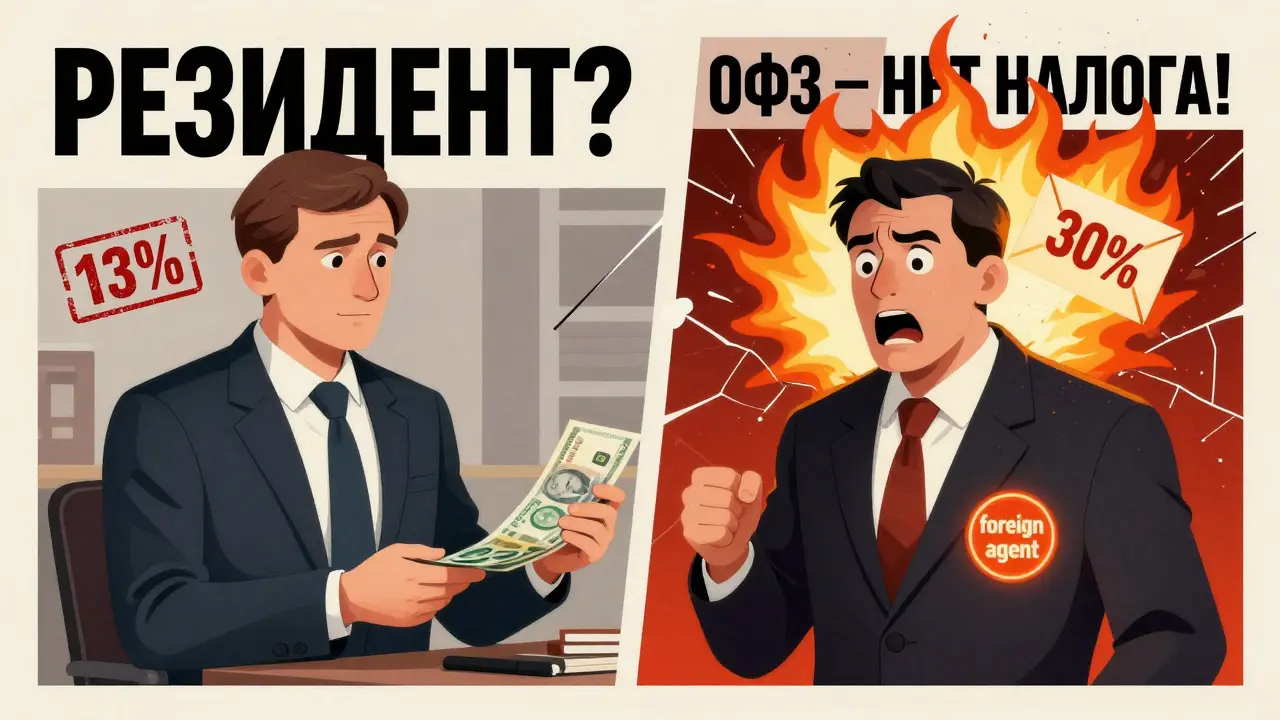 Два инвестора: один платит 13% налога, другой — 30%, потому что скрытый статус иностранного агента.