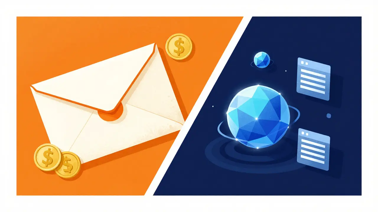 Концептуальное изображение сочетания физических и цифровых кошельков