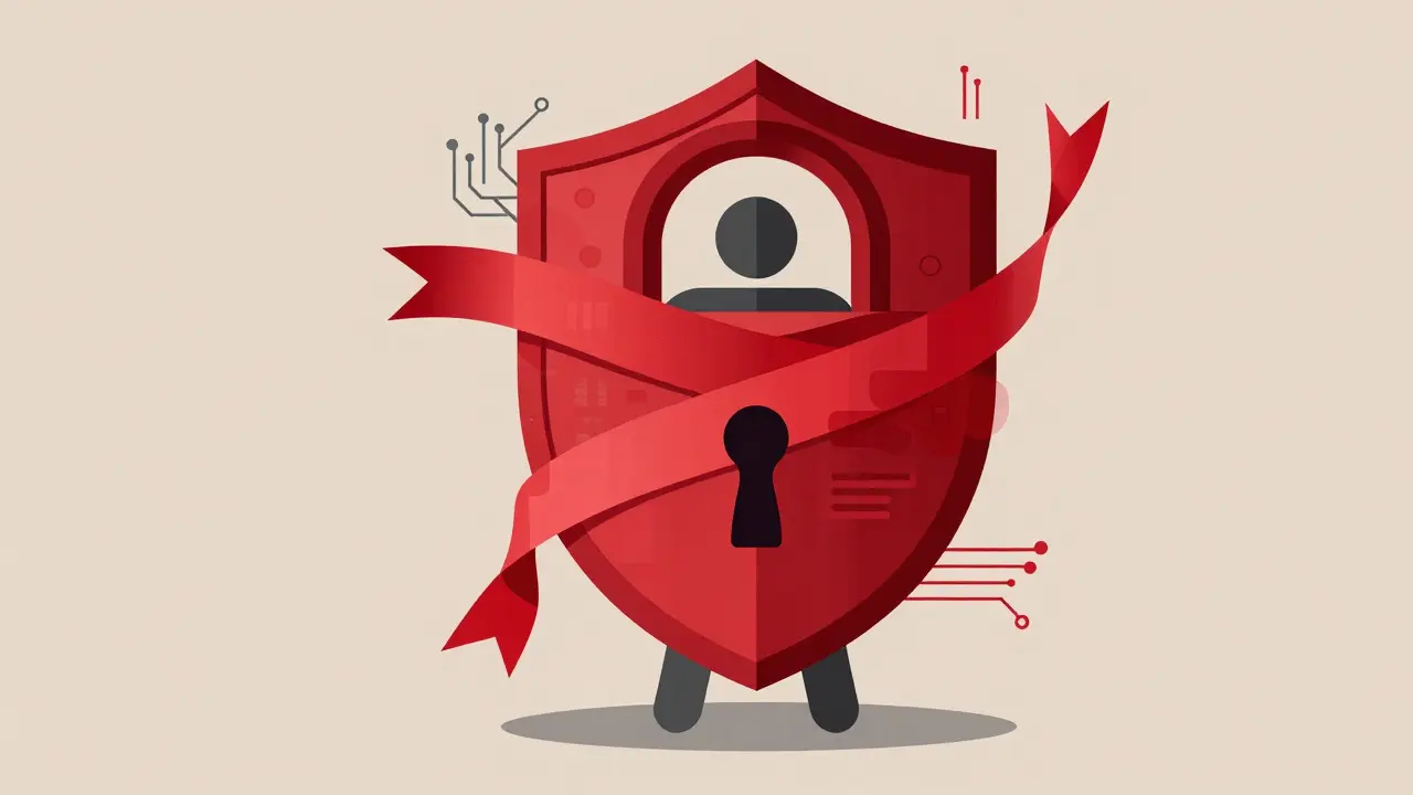 Стилизованный замок и щит, символизирующие самозапрет на кредиты